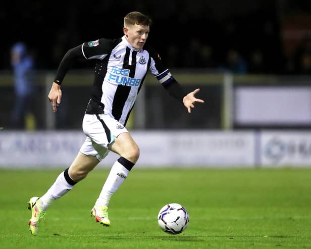 Elliot Anderson wants to stay and fight for his place at Newcastle United. (Photo by George Wood/Getty Images)