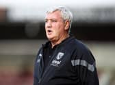 Steve Bruce has asked West Brom fans for their support on Saturday against Luton. Credit: Getty.  