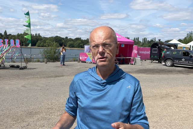 Norman Bartlam speaks about the Edgbaston Reservoir Festival site