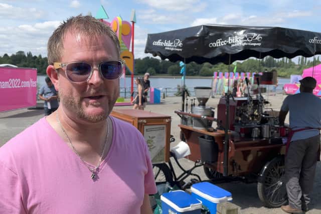 Paul talks about the Edgbaston Reservoir Festival Site