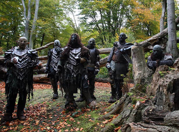 <p>Orcs take a rest from filming in Epping Forest for a new chapter based on the epic trilogy, ‘The Lord Of The Rings’ on October 25, 2008 in London, England.  (Photo by Dan Kitwood/Getty Images)</p>