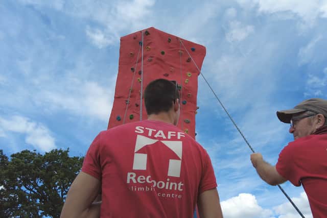 Rock Climbing at the Yardley Commonwealth Games festival site