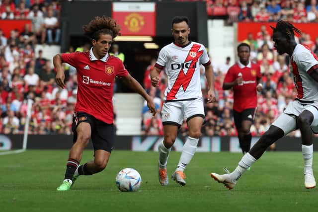 Hannibal in action during United’s final pre-season game of the summer, against Rayo Vallecano. Credit: Getty