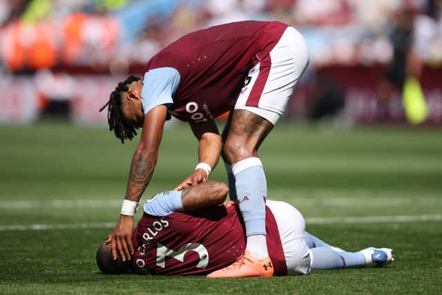 Aston Villa defender Diego Carlos.  (Photo by Marc Atkins/Getty Images)