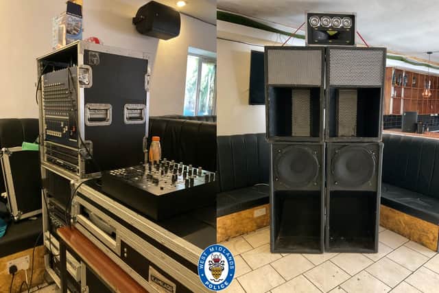 There were lots of complaints from locals about loud music