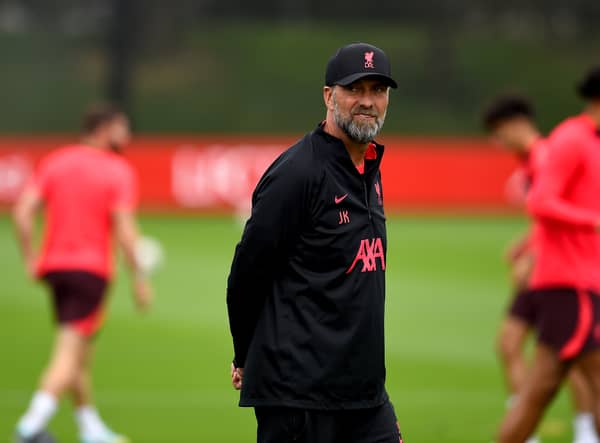 Jurgen Klopp could have up to 11 players out for the game against Manchester United. Credit: Getty.