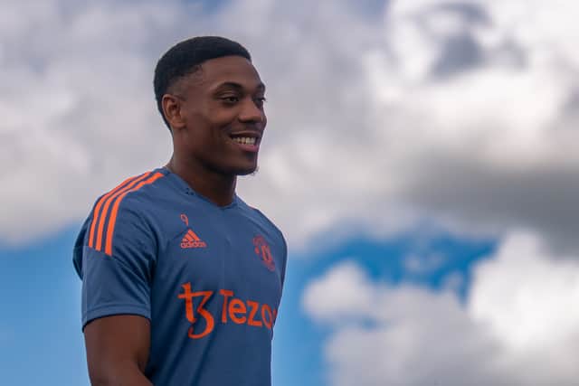 Anthony Martial could return for Manchester United against Liverpool. Credit: Getty.