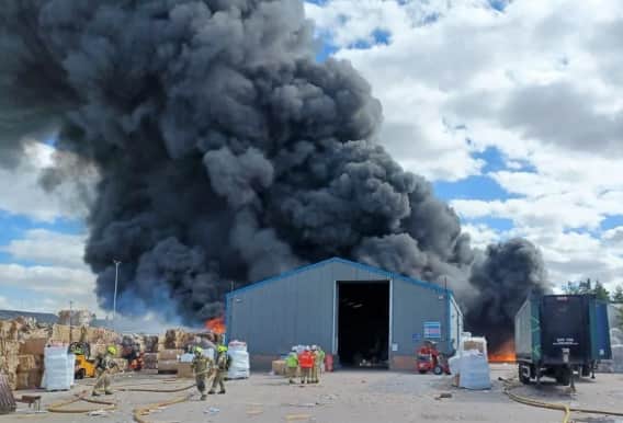 West Bromwich fire caused by 300 bales of cardboard