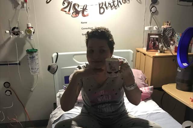 Sophie Wheldon is raising awareness about leukaemia. She  was admitted to hospital for CAR T on 9th June 2019 - her 21st birthday