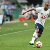  Lucas Moura of Tottenham Hotspur in action during the preseason friendly match  (Photo by Han Myung-Gu/Getty Images)