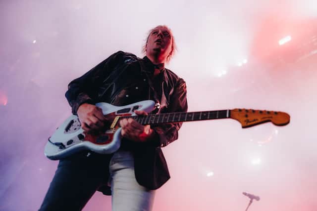 Win Butler of Arcade Fire performs onstage at the Mojave Tent during the 2022 Coachella Valley Music And Arts Festival on April 15, 2022 in Indio, California. (Photo by Rich Fury/Getty Images for Coachella)