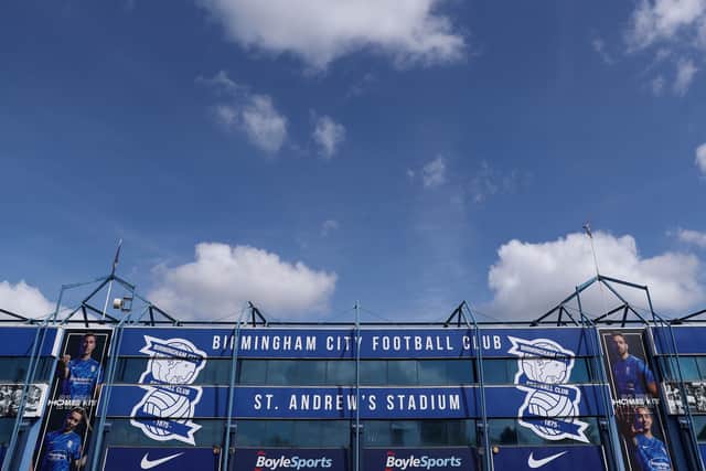 A general view of St Andrew’s stadium (Photo by Lewis Storey/Getty Images)