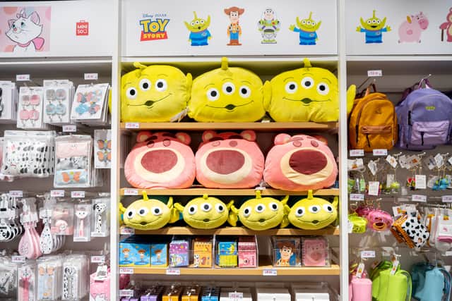 The inside of a MINISO store