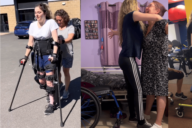 Jennifer is determined to learn to walk again