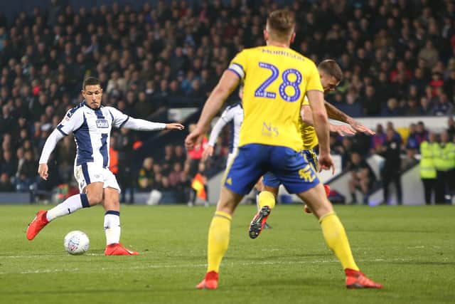 Jake Livermore scored an emphatic winner for West Brom in the derby in March 2019. Credit: Getty.
