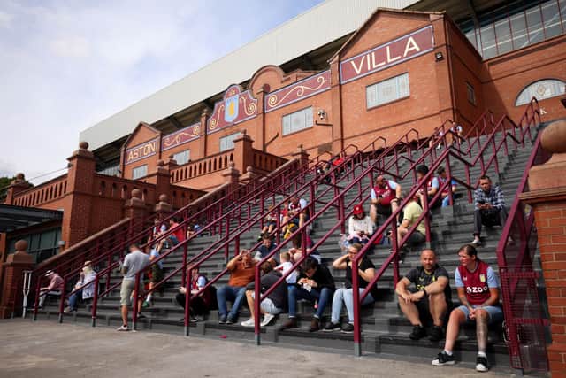 Villa confirmed 13,500 supporters completed a survery on the club’s crest. Credit: Getty. 