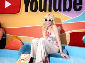 Carly Rae Jepsen attends the YouTube Artist Lounge during Weekend 2 of Coachella 2022 