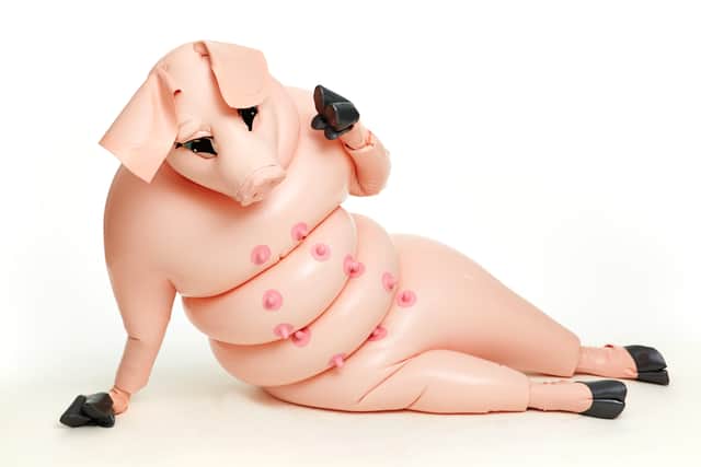 Saeborg, a latex pig to be featured at the Fierce Festival in Birmingham