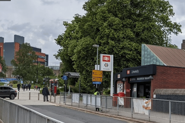 University train station, Birmingham