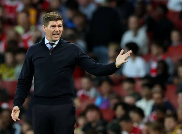 Steven Gerrard will be without both his left-back for Aston Villa’s game on Monday. Credit: Getty. 