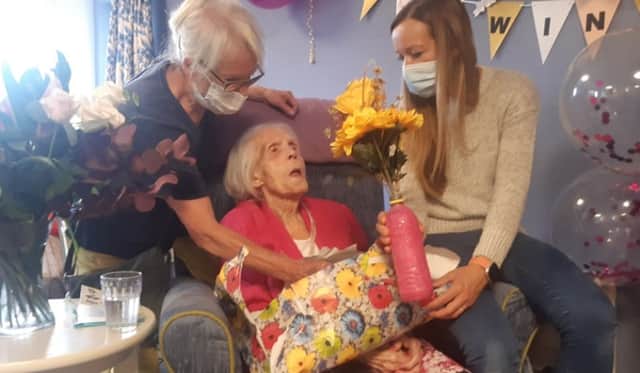 <p>Winifred Parker celebrates her 109th birthday</p>