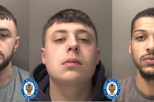 Jailed: Fitzgerald, Beresford and Shellis
