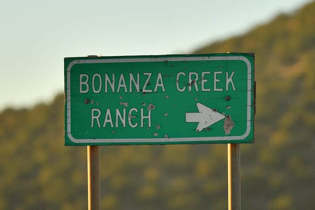 Halyna Hutchins was fatally shot on the set of Rust, which was filming at Bonanza Creek Ranch in New Mexico. (Credit: Getty Images)
