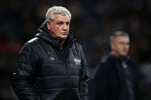 Steve Bruce was disappointed his West Bromwich Albion side didn’t beat Preston North End on Wednesday. Credit: Getty.  