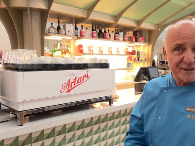 Aldo Zilli, Founder of Emporio Artari, speaks about the launch of his new eatery