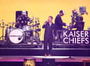 The Kaiser Chiefs perform during the Invictus Games The Hague 2020 Opening Ceremony at Zuiderpark on April 16, 2022 in The Hague, Netherlands