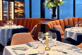 Stuning interiors at Orelle French restaurant at 103 Colmore Row