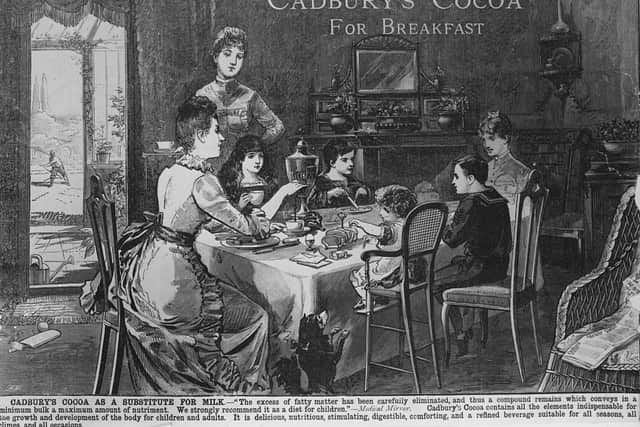 Cadbury Cocoa advert in July 1886