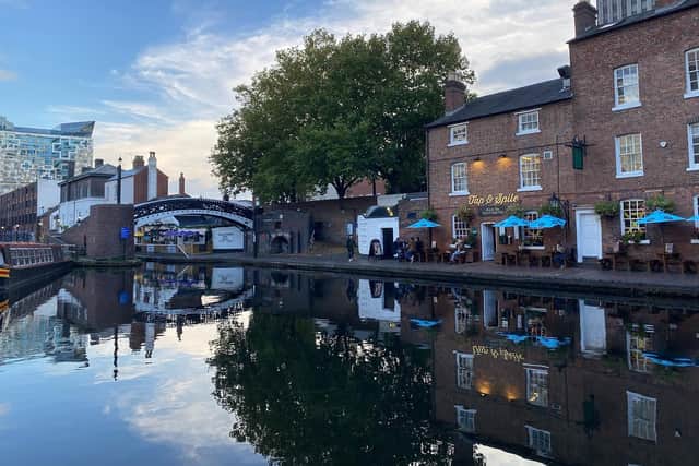 The Canal House is located in the edge of the Birmingham Canal (Photo: BirminghamWorld)