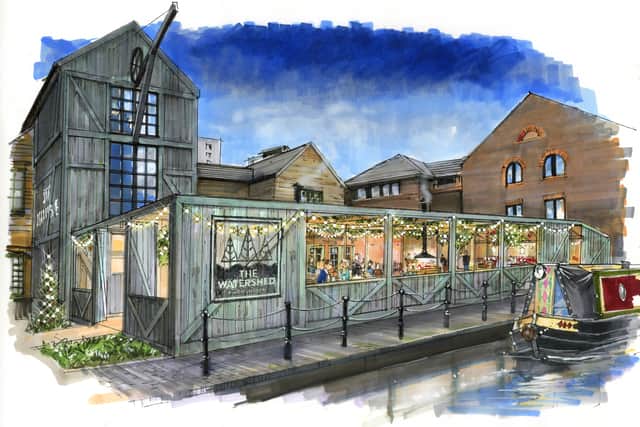 An artists impression of The Watershed (The Canal House) 