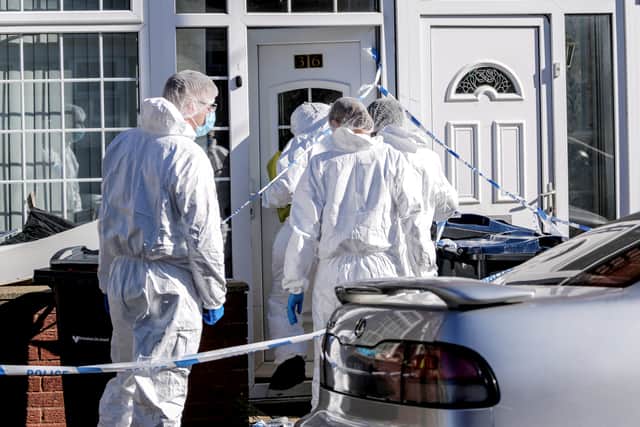 The scene at Dovey Road, Sparkhill as man arrested on suspicion of murdering a baby boy