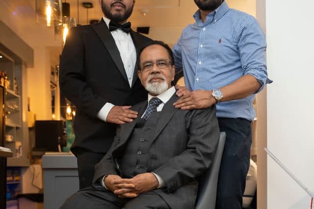 Baabzi Miah pictured at Eleven Spices with his brother Reed Miah and father Mostab Ali