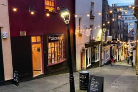 The Christmas Steps in Bristol 
