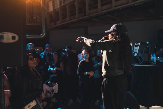 Lady Leshurr performing at BOM in November 2019