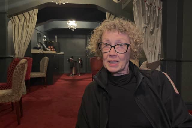 Julia Kirby, venue historian, speaks about the ghostly happenings at the Alexandra Theatre