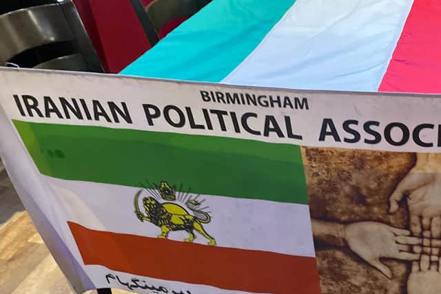 Birmingham Iranian Political Association protests over the deathof Mahsa Amini