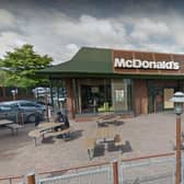 An existing branch of McDonalds on Bristol Road Birmingham