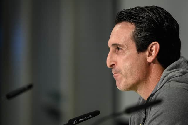 Unai Emery hopes to win a trophy with Aston Villa.