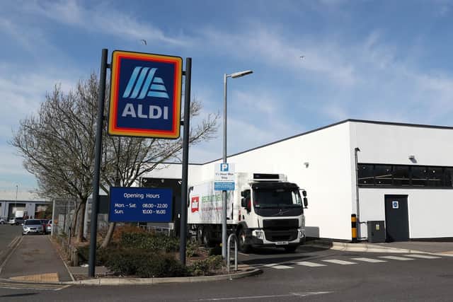 General view of an Aldi store (Photo by Catherine Ivill/Getty Images)