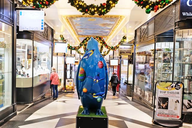 Birmingham’s Penguin Parade Trail in Piccadilly Arcade