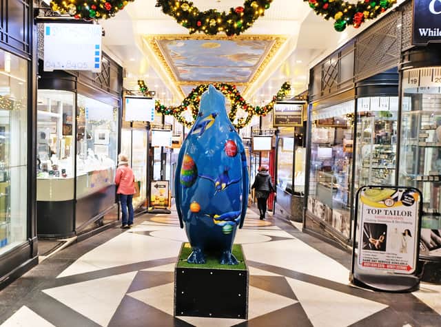 Birmingham’s Penguin Parade Trail in Piccadilly Arcade