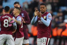 Leon Bailey is on the bench as Aston Villa play Brighton at the Amex Stadium.