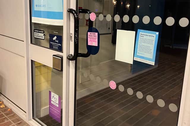 Extinction Rebellion in Harborne, Barclays (Photo by Extinction Rebellion)