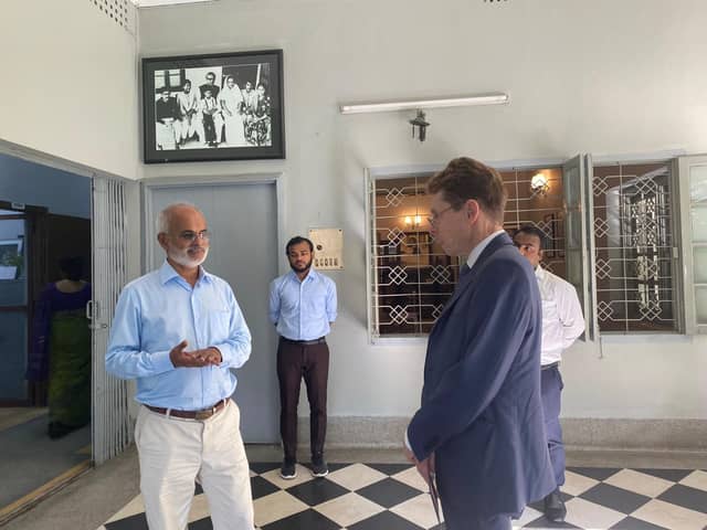Mr Street paid a visit to the Bangabandhu Memorial Museum to pay respects to the Father of the Nation Sheikh Mujibur Rahman
