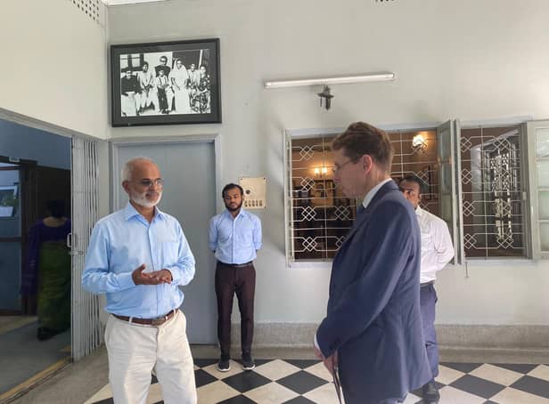 <p>Mr Street paid a visit to the Bangabandhu Memorial Museum to pay respects to the Father of the Nation Sheikh Mujibur Rahman</p>