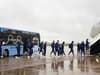 England players jet off to Qatar World Cup from Birmingham Airport - braving heavy rainfall